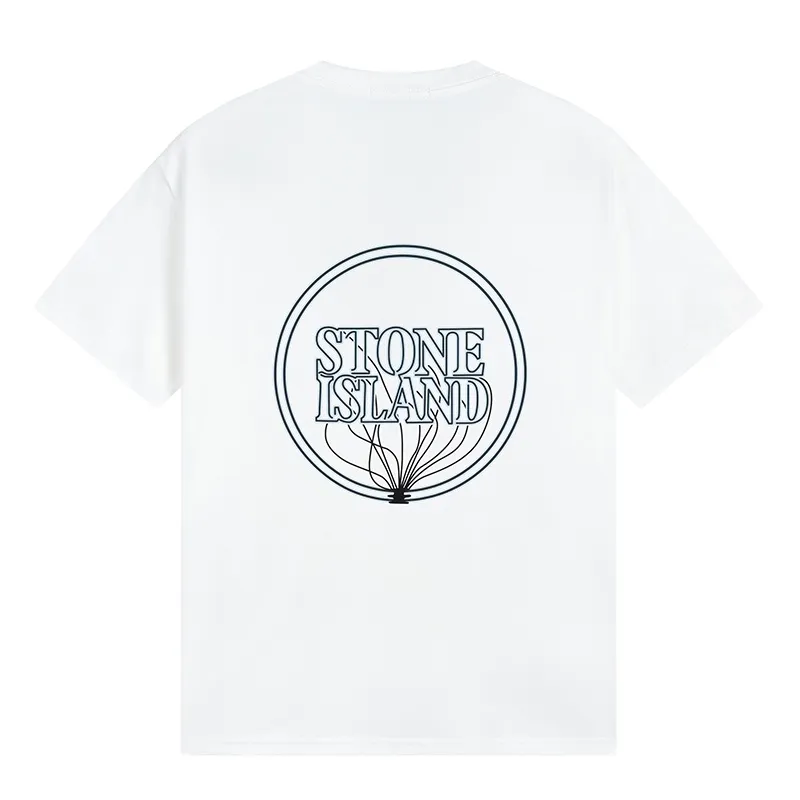 W665#P110💰 [Stone lsland/Stone Island Mosaic Light Bulb💡 Printed Short Sleeve T-shirt] ⚠️[Original creation with high control of details] - Made of 230g combed cotton 32 count double yarn, soft and comfortable to the touch, sweat-absorbent and breathable. - Simple basic and versatile style, original quality, first choice for couples. - Made in a large factory, four needles and five threads on the shoulder, neatly routed, high quality workmanship. - Same style for men and women. Very versatile, one piece for everyone, details are clearly visible. Color: Black White Size: M L